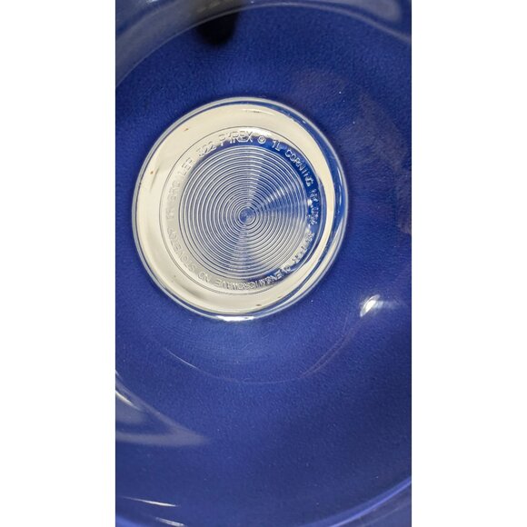 Pyrex 322 Blue Mixing Bowl 1L Glass Kitchenware Vintage Collectible - Picture 6 of 14